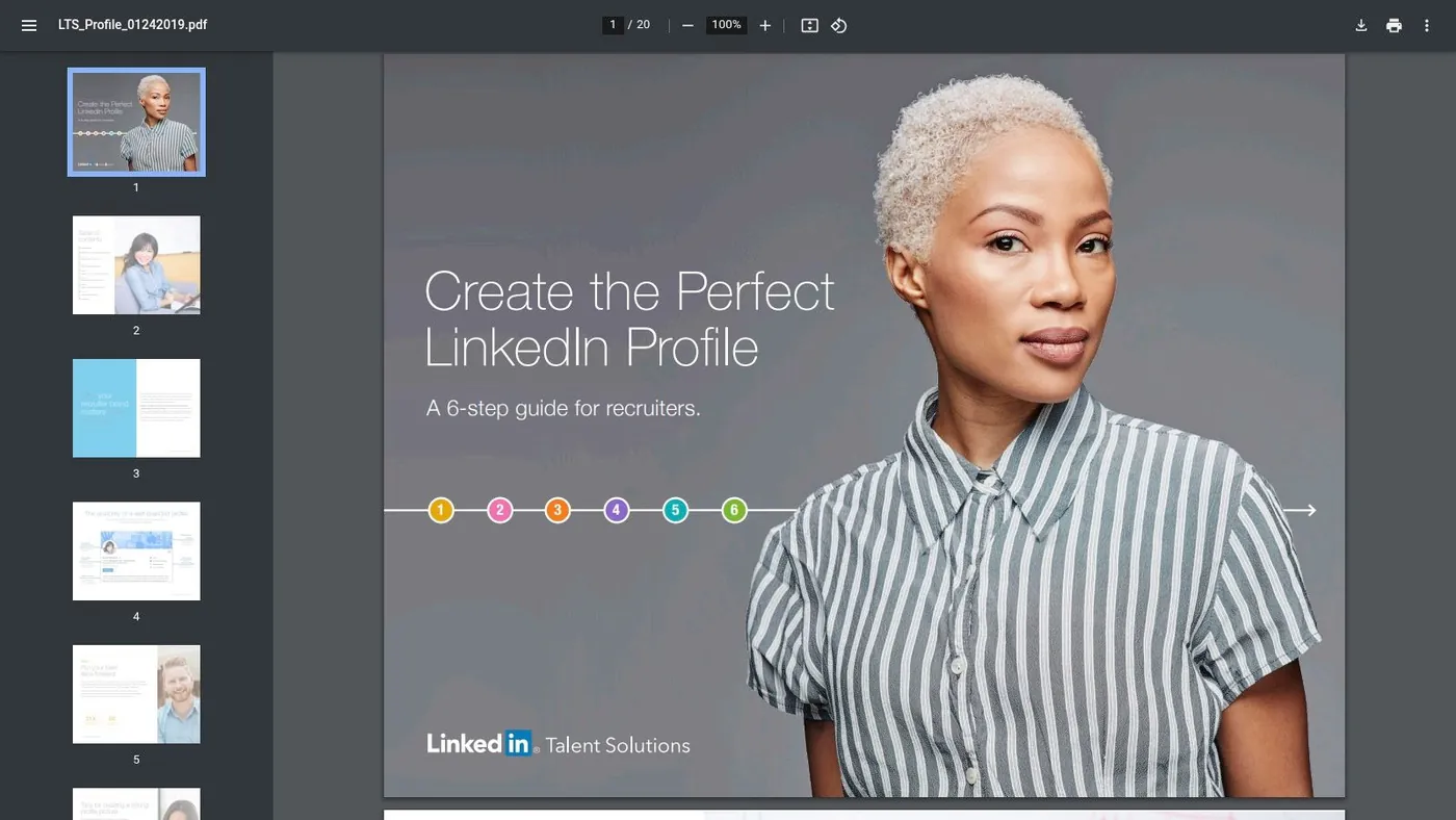 LinkedIn: Create the Perfect LinkedIn Profile (guide PDF)