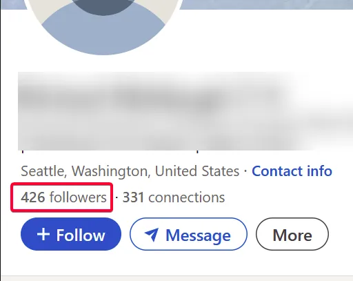 What are LinkedIn profile followers